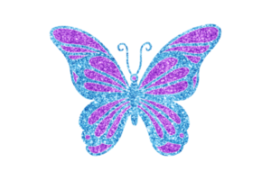 Glitter Butterfly Clipart PNG, Butterfly PNG