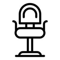 Kid room chair icon, outline style vector