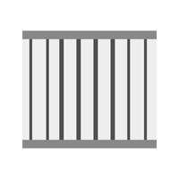 Prison Flat Greyscale Icon vector