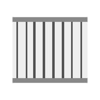 Prison Flat Greyscale Icon vector