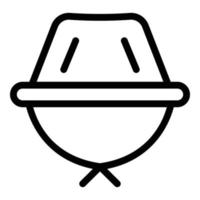 Ufo exploration icon, outline style vector
