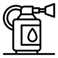 Gasoline tools icon, outline style vector