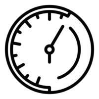 Watch repair parts icon, outline style vector
