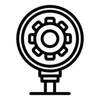 Strategy innovation icon, outline style vector