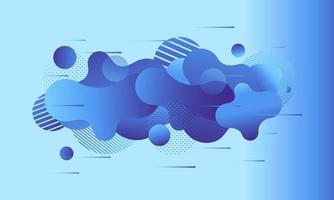 Abstract fluid gradient background. Vector illustration