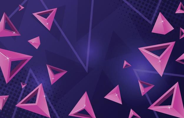 Triangular Abstract Template Backgkround