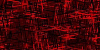 Dark Red vector background with straight lines.