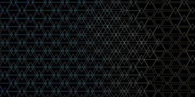 Dark Blue, Yellow vector texture with triangular style.