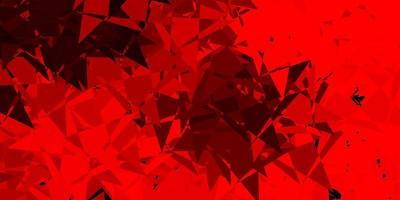 Dark red vector pattern with polygonal shapes.