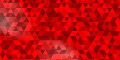 Light Red vector pattern with polygonal style.