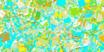 Light Blue, Yellow vector background with triangles.