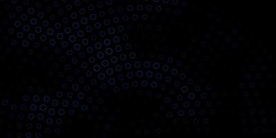 Dark BLUE vector backdrop with dots.