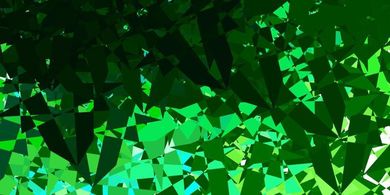 Light Blue, Yellow vector background with polygonal forms.