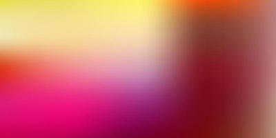 Light pink, yellow vector gradient blur background.