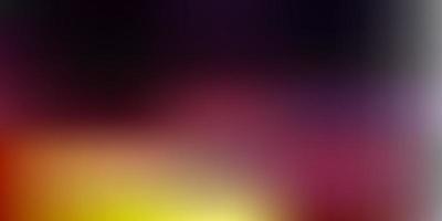 Light pink, yellow vector abstract blur texture.