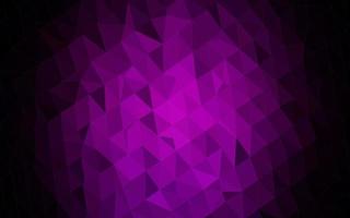 Dark Purple vector polygon abstract background.