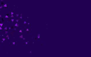 Light Purple vector background with triangles.