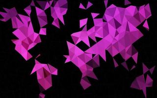 Dark Pink vector blurry triangle pattern.