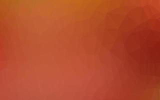 Light Orange vector abstract polygonal layout.