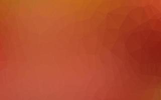 Light Orange vector abstract polygonal layout.