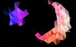 Light Multicolor, Rainbow vector polygonal template.