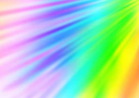 Light Multicolor, Rainbow vector template with repeated sticks.