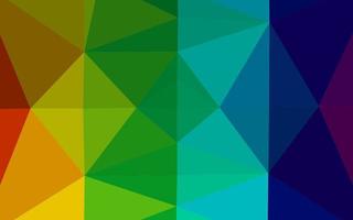 Light Multicolor, Rainbow vector polygonal pattern.