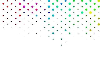 Light Multicolor, Rainbow vector template with circles.