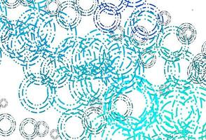 Light Blue, Green vector texture with disks.