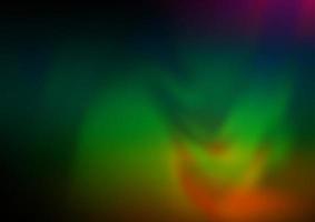 Dark Multicolor, Rainbow vector abstract blurred template.