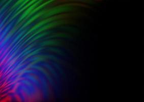 Dark Multicolor, Rainbow vector blurred bright template.