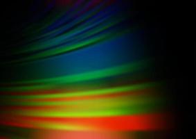 Dark Multicolor, Rainbow vector blurred and colored background.