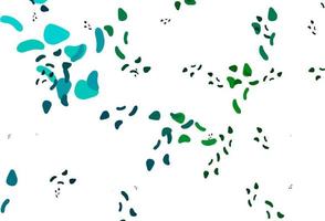 Light Blue, Green vector backdrop with abstract shapes.