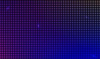 pantalla de video de pared led vectorial con luces de punto vector
