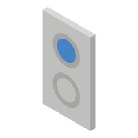 Elevator buttons icon, isometric style vector