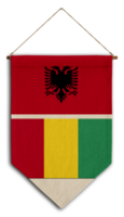 bandera relación país colgar tela viaje inmigración consultoría visa transparente albania guinea png