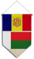 vlag relatie land hangende kleding stof reizen immigratie advies Visa transparant geen naam Andorra png