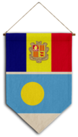 vlag relatie land hangende kleding stof reizen immigratie advies Visa transparant Andorra Palau png