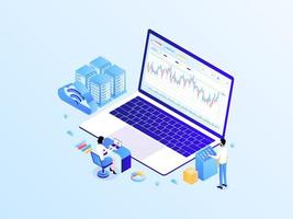 Foreign Currency Isometric Light Gradient Illustration. Suitable for Mobile App, Website, Banner, Diagrams, Infographics, and Other Graphic Assets. vector