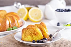 Lemon marble bundt cake photo