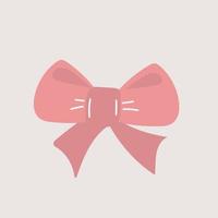 Cute Pink Ribbon Bow Vector Cool 16029544 Vector Art at Vecteezy