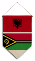 vlag relatie land hangende kleding stof reizen immigratie advies Visa transparant Albanië vanuatu png