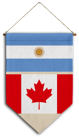 vlag relatie land hangende kleding stof reizen immigratie advies Visa transparant Argentinië Canada png
