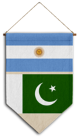 vlag relatie land hangende kleding stof reizen immigratie advies Visa transparant Argentinië Pakistan png