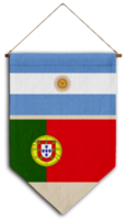 vlag relatie land hangende kleding stof reizen immigratie advies Visa transparant Argentinië Portugal png