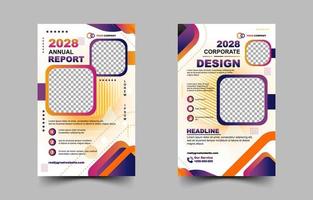 Business Report Cover Concept vector