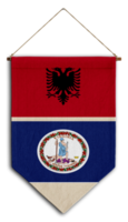 bandera relación país colgar tela viaje inmigración consultoría visa transparente albania virginia png