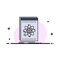 Api application developer platform science Flat Color Icon Vector