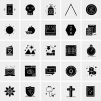 25 iconos de negocios universales vector ilustración de icono creativo para usar en proyectos relacionados con la web y dispositivos móviles