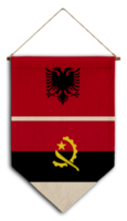 bandeira relação país pendurado tecido viagem consultoria de imigração visto transparente albânia angola png